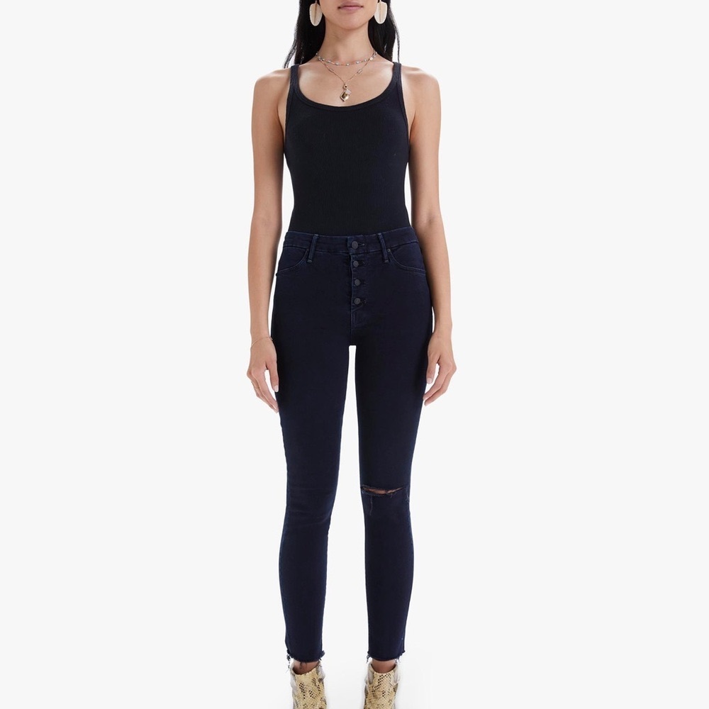 Mother Pixie Ankle Fray